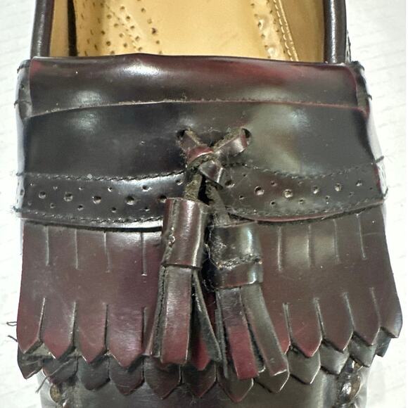 G. H. Bass Weejuns Frazier Mens Leather Kiltie Tassel Loafers Shoes Size 10.5 C - Picture 10 of 12